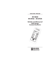 Hanna Instruments HI 8734 User manual