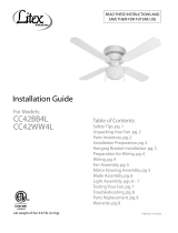 Litex Industries CC42WW4L Installation guide