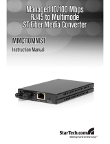 StarTech.com MMC110MMST User manual