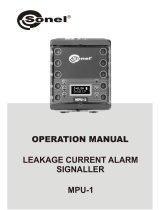 Sonel MPU-1 Operating instructions