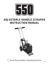National Flooring Equipment 550 User manual