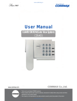 Commax CDS-4GS User manual