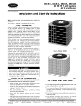 Carrier 38CKW Installation And Start-Up Instructions Manual