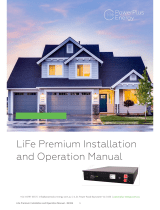 PowerPlus Energy LiFe Premium Series Operating instructions