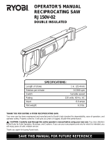 Ryobi RJ150V-02 User manual