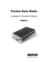Radius PDR221 Installation & Operation Manual