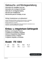 Küppersbusch ITE 139-0 Operating Instructions Manual