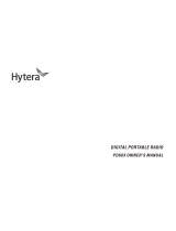 Hytera PD60X Owner's manual