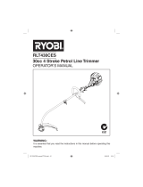 Ryobi RLT430CES User manual