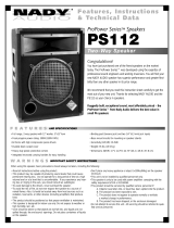 Nady Systems ProPower PS112 User manual