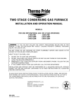 Thermo Pride CHX3 Owner's manual