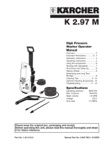Kärcher K 2.110 M User manual