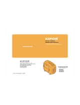 Kipor IG2000P Operating instructions