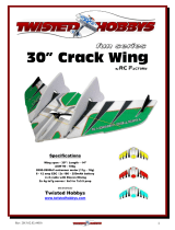 Twisted Hobbys fun series 30" Crack Wing User manual