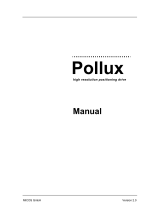 Micos Pollux Drive User manual