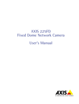 Axis Communications 225FD User manual