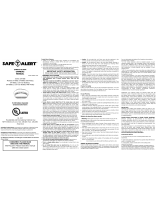 SAFE-T-ALERT SA-668LL (10 Year Battery) Owner's manual