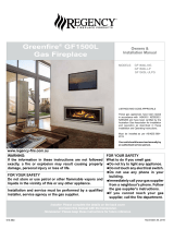 Regency Greenfire GF1500L-LP Owners & Installation Manual