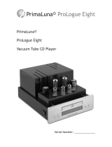 PrimaLuna ProLogue Eight User manual
