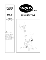 Sirius Fitness 16116205 Owner's manual