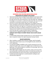 STEER SMARTS Yeti JK Extreme Installation Instructions Manual