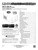 Daikin DCC Series Installation Instructions Manual