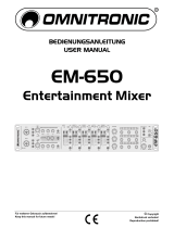 Omnitronic EM-650 User manual