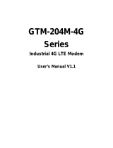 ICP DAS USA GTM-204M-4G Series User manual