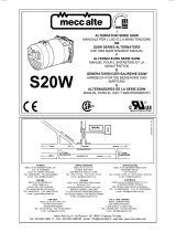 Mecc Alte S20W SERIES Use and Maintenance Manual