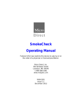 Micro Direct SmokeCheck Operating instructions