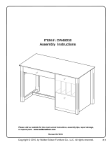 Walker Edison Furniture Company HDW48D30GY Installation guide