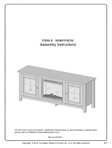 Walker Edison Furniture Company HD58FP4DWBL Installation guide
