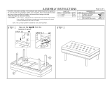 Baxton Studio BBT5369-Greyish Beige/Walnut-Bench Assembly Instructions