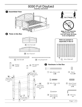 Baxton StudioMG0030-White-Daybed-Full