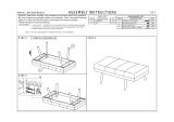Baxton Studio BBT5364-Dark Grey-Bench Assembly Instructions