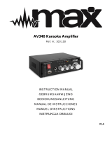 MaxMusic AV340 Owner's manual