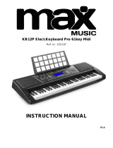 MaxMusic KB12P Owner's manual