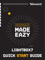 Beamz LightBox7 2-in-1 Party Effect DMX Quick start guide