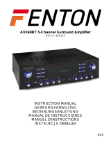 Fenton AV340BT Owner's manual