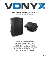 Vonyx 170.377 VSA Passive Speaker Owner's manual