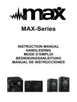 MaxMusic MAX212 Owner's manual