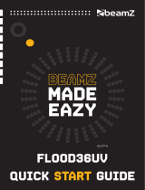 Beamz FLOOD36UV LED UV Flood Light Quick start guide