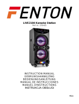Fenton LIVE2104 Karaoke Station Owner's manual