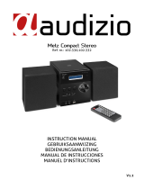 audizio Metz Micro HiFi System Aluminium Owner's manual