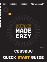 Beamz COB30UV Quick start guide