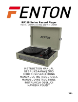 Fenton RP118C Owner's manual