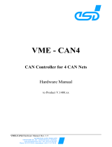 ESD VME-CAN4 Intelligent Board Owner's manual