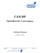 ESD CAN-DP PROFIBUS-DP/CAN Gateway Owner's manual