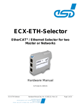 ESD ECX-ETH-Selector EtherCAT / Ethernet Selector Owner's manual