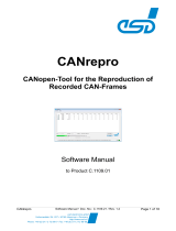 ESD CANrepro Replay of Pre-recorded CAN Messages Owner's manual